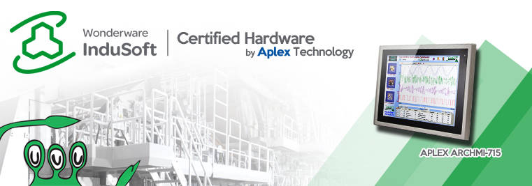 Промышленные компьютеры APLEX теперь выпускаются с установленным программным обеспечением  InduSoft
