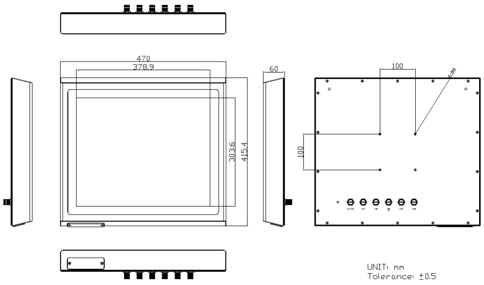 Габариты APC-3995R