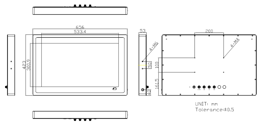 Габариты ViTAM-921AG