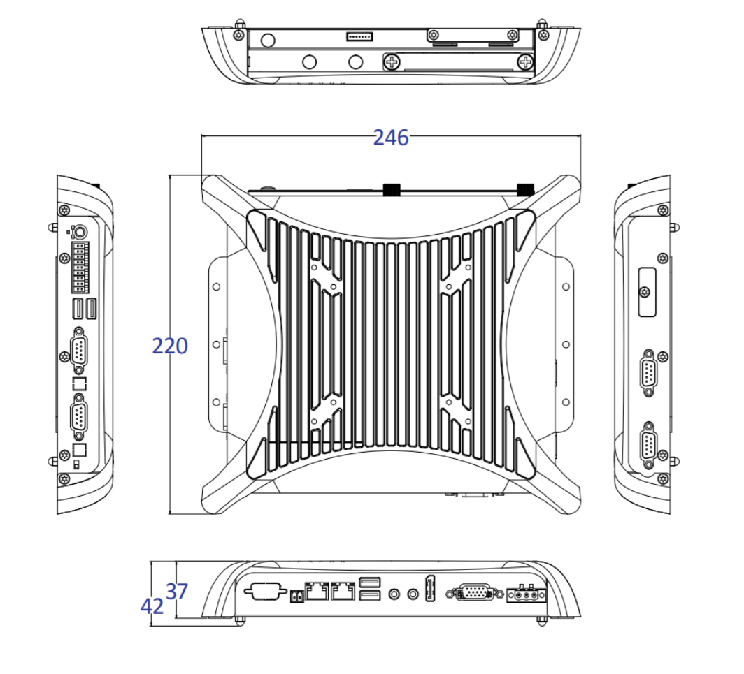 Габариты IFC-400J