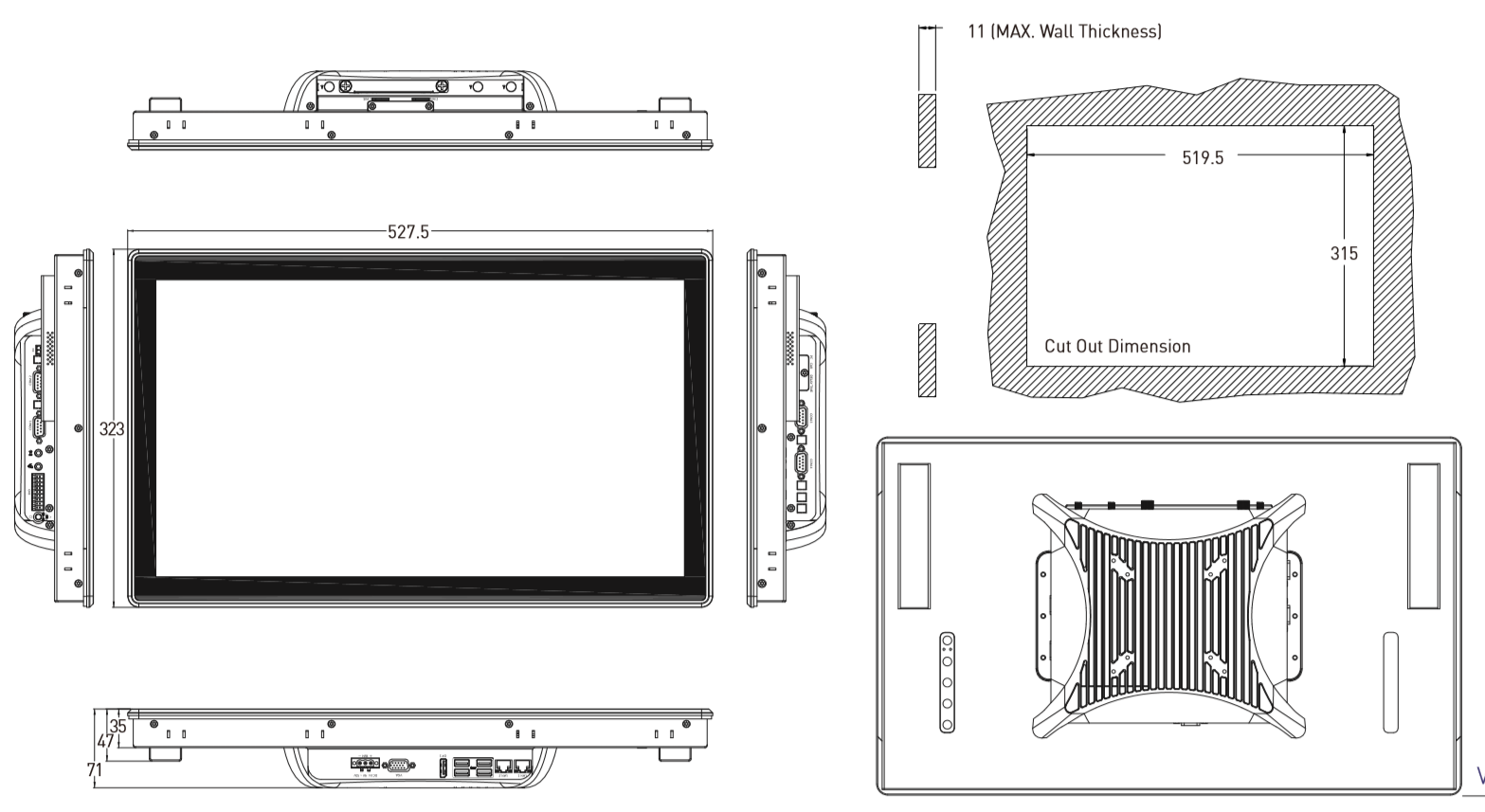 Габариты IFC-421i5-7300