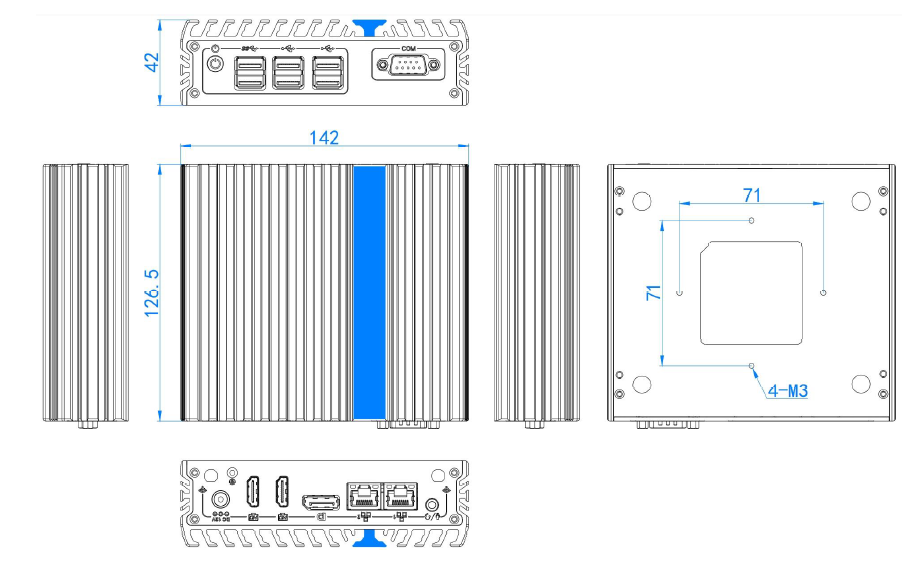 Габариты IFC-BOX-NS11