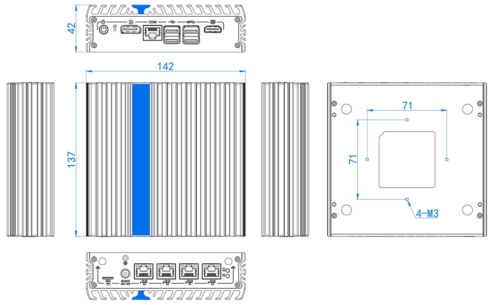 Габариты IFC-BOX-NS12