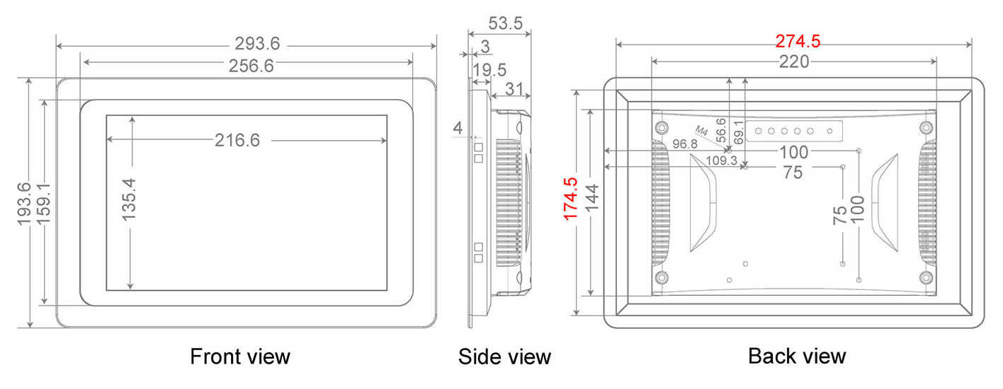 Габариты IFC-M210R