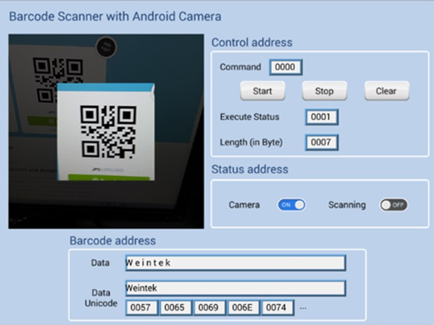 Barcode Scanner with Android Camera