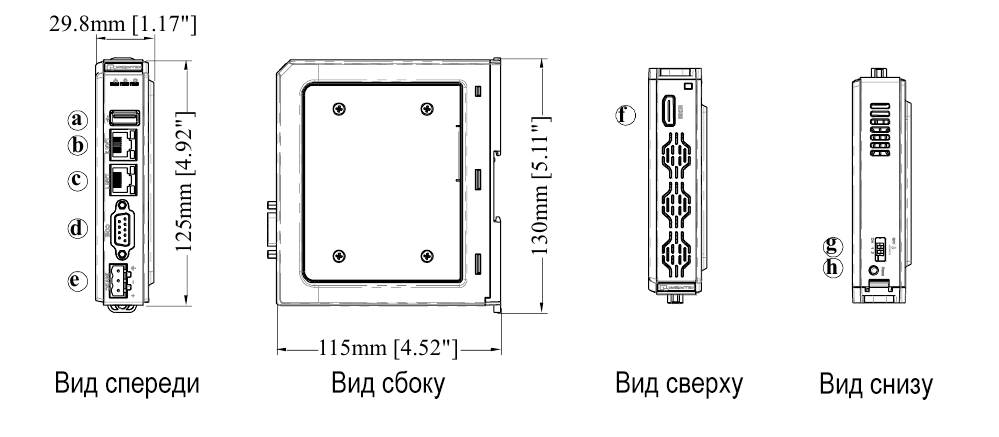 Габариты cMT-FHD